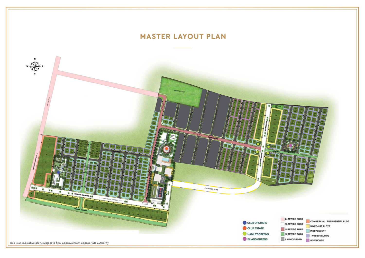 Godrej Orchard Estate Layout Plan